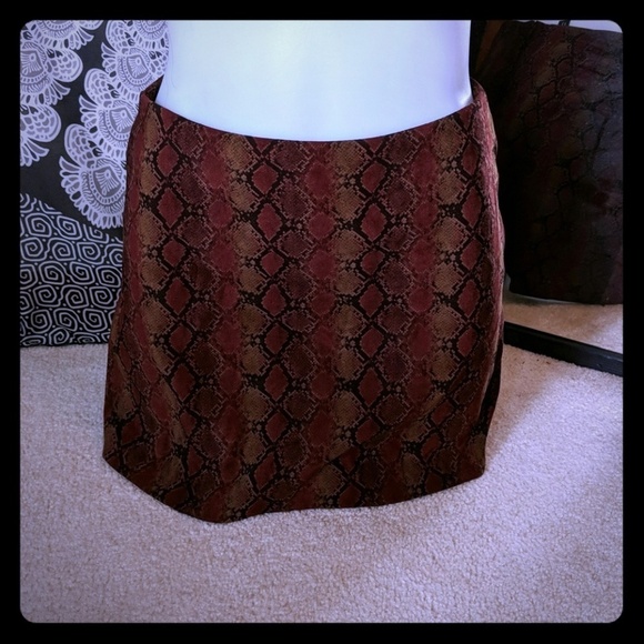 Vintage F21 Snake print mini skirt - Picture 1 of 1